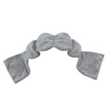 (Grey) Weighted Sleep Mask for Deep Rest, Soft Eye Mask for Eye Strain Relief, Relaxing Sleep Eye Cover for Men Women Home Travel