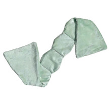 (Green) Weighted Sleep Mask for Deep Rest, Soft Eye Mask for Eye Strain Relief, Relaxing Sleep Eye Cover for Men Women Home Travel
