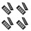 8Pcs Black Aluminum Furniture Vent Covers Rectangular Airflow Grilles 5