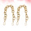 4Pcs Golden Iron Handbag Handles Replacement Strap Accessories Durable 8