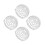 4Pcs Plastic Hollowed Air Vent Covers for Phalaenopsis Planters 5