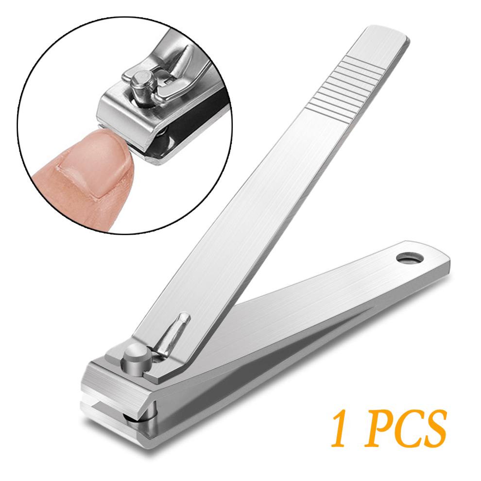 Heavy-Duty Straight Toenail Clippers, 3.2" Stainless Steel, for Thick Nails â Compatible with Manicure & Pedicure
