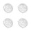 4Pcs Plastic Hollowed Air Vent Covers for Phalaenopsis Planters 7