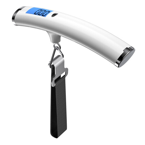 Ψηφιακή ζυγαριά αποσκευών 50kg/110lb με οθόνη LCD, λειτουργία απόβαρου και ανάρτησης –