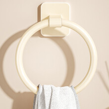 Crochets muraux décoratifs AuroraX, porte-serviettes suspendus, en plastique résistant à la rouille, avec ventouses amovibles pour salle de bain,