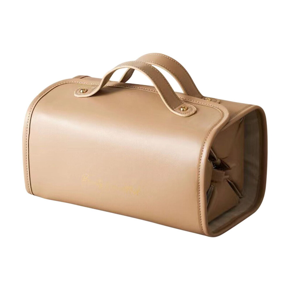 Large Capacity Rolling Makeup Bag, Portable & Detachable Travel Organizer with Multiple Compartments â Compatible with 30-Day Trips