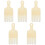 5Pcs White Plastic Beekeeping Royal Jelly Scrape Pen Extraction Tool 4