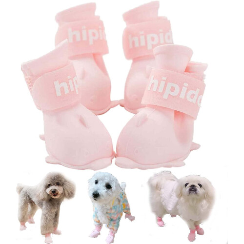 Dog Boots Waterproof for Small Dogs 4 Pcs