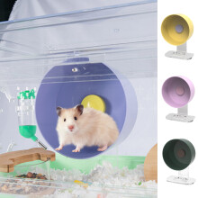 Hamster Toy Environmentally Friendly Prevent Injury Wide Runway Silent Shaft Non-slip Reduce Boredom Exercise Hamster Exercise Wheel Toys for Cages