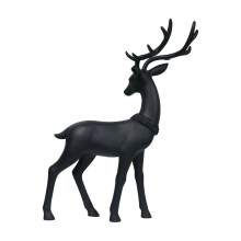 Antiek metalen hertenbeeld, 61 cm, weerbestendige buitendecoratie voor veranda, tuin en entree – rustieke afwerking