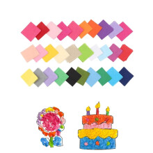 Tissue Paper Squares,Arts Squares Paper,30 Assorted Colors Art Rainbow Tissue,1x1inch Multicolor Tissue Mosaic Squares for Arts Craft,6000Pcs
