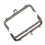 2Pcs Handmade Bag Purse Frame Metal Lock Dark Brown Clutch 3
