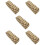 5Pcs Coffee Teen Pencil Case Multi-Function Large Capacity Organizer 8