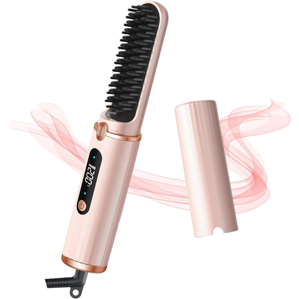 Ionic Hair Straightening Brush Dual Voltage 1pc