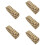5Pcs Coffee Teen Pencil Case Multi-Function Large Capacity Organizer 10