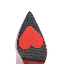 6 pares de protectores de suela roja para zapatos de tacón alto y sandalias.