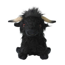 Highland Cattle Plush Toy Purple 12 inches