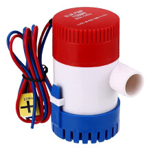 Fenékvízszivattyú hajóhoz, fehér merülővízszivattyú, 12V1100Gph merülő fenékvízszivattyú hajókhoz, medencékhez, jakuzzikhoz,