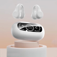Neue kabellose Ohrhörer (2025) mit Bluetooth 5.3, intelligentem Fingerabdrucksensor, offenem Ohrhörer für Sport, Stereoklang, integriertem