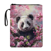 Buch-Organizer-Tasche aus Polyester, Geschenk für Bücherliebhaber, Bibel-Dekorationsdesign, Panda