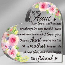 In Stock New Valentine's Day Love Transparent Acrylic Mother's Day Father's Day Table Decorations Ornaments