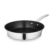 Good Food in partnership with Tower 24cm Frying Pan, Stainless Steel GF900261