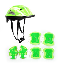 7Pcs Kids Skating Protective Gear Set – Helmet, Knee/Elbow/Hand Guards – Adjustable ABS, Compatible with Skateboarding, Biking, Roller Skating