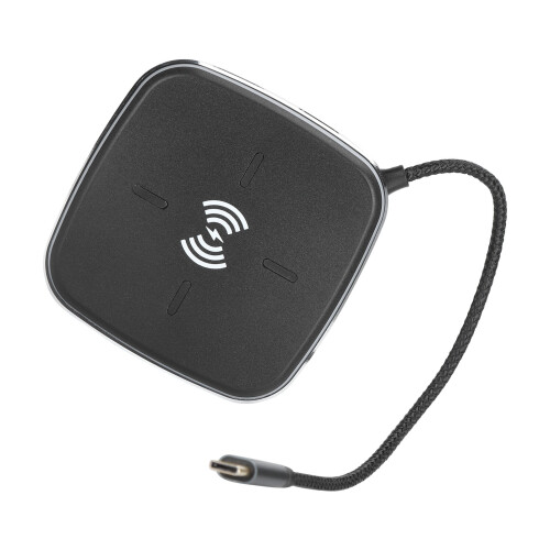 Docking Station with Wireless Charger: Compact Design & Single Cable Solution for Simplified Workspaces 2