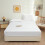 WZXPWT Checkered Solid Color Bed Cover, Comfortable Polyester Bed Sheet with Easy Care, Stylish Washable Bedspread for Restful Sleep 1