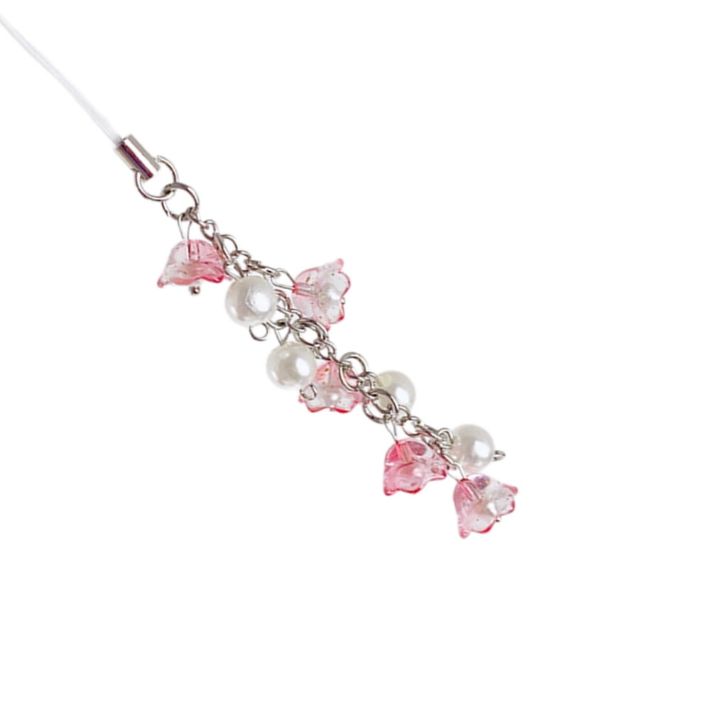 Camera Phone Jewelry Flower Phone Charm Cute Phone Chain Lilys Of The Valley Flower Phone Pendant For Key Card Phone 9132278007298