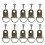 400Pcs Silver Stitch Hangers Wall Hooks with Screws for Picture Frames 2