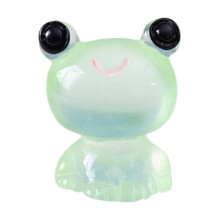 2026Nieuw20 stuks Lichtgevende Kikkerbeeldjes van Hars – Glow-in-the-Dark Mini-beeldjes voor Tuin, Bureau, Kantoor & Sprookjestuinen