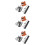 3Sets Lightweight Coffee Rabbit Harness and Leash with Rope 8