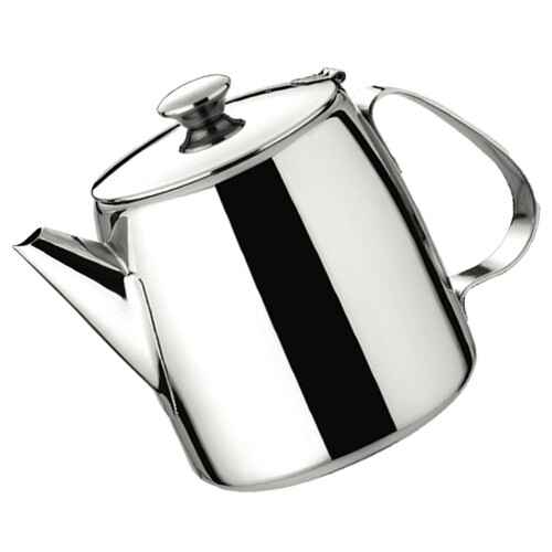 3Pcs Stainless Steel Tea Pot Silver Rust-Resistant Home Teapot 1