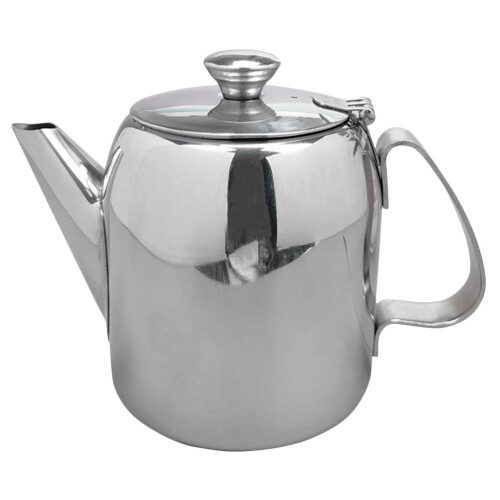 3Pcs Stainless Steel Tea Pot Silver Rust-Resistant Home Teapot 2