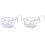 2Pcs White Iron Railing Bonsai Rack Durable Wall Hanging Flower Holder 2