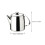 3Pcs Stainless Steel Tea Pot Silver Rust-Resistant Home Teapot 11