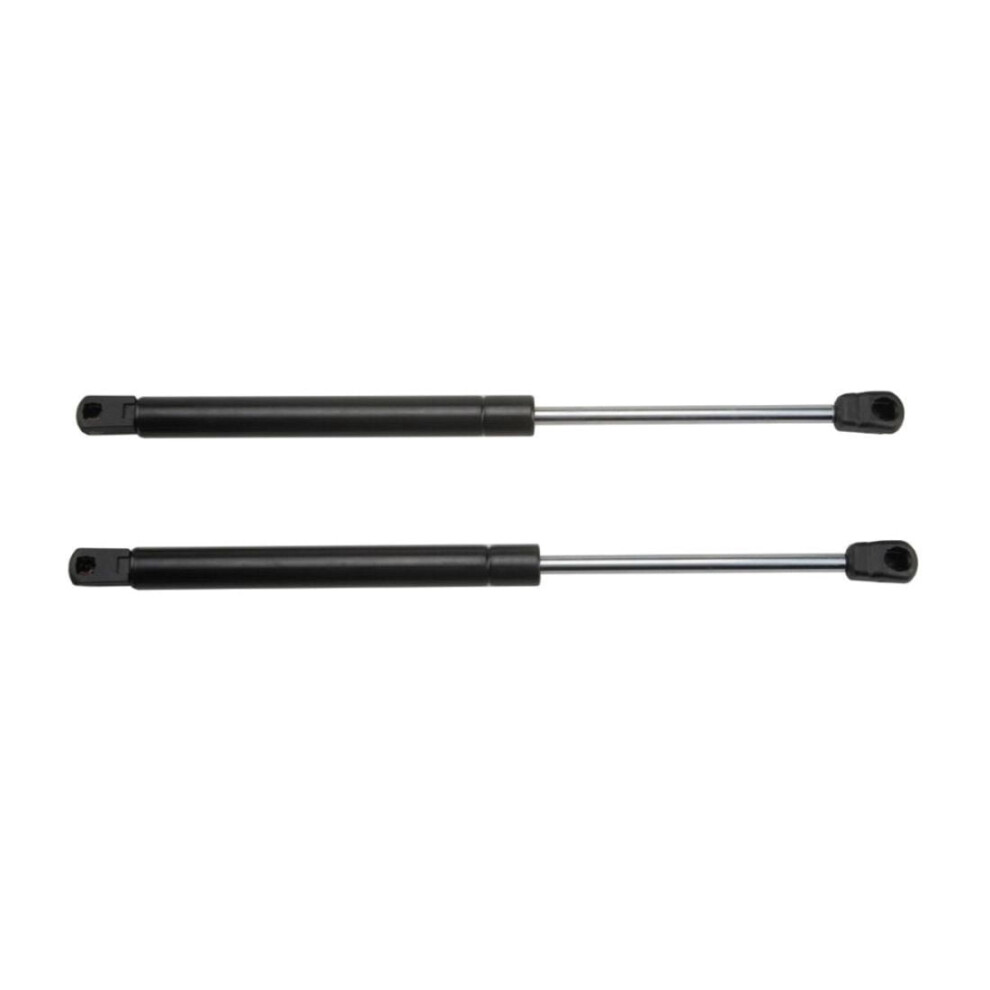 1 Pair Hood Lift Supports For Ford Crown Victoria 1998Â2011, Steel, 8.15" Compressed, 8Mm Body Connection, Compatible With Ford Black 9130661059350