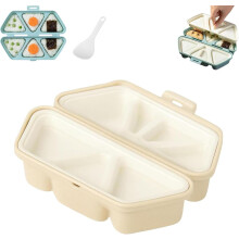 Onigiri Mold Triangle Sushi Maker Non-Stick Foldable 6-in-1