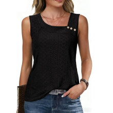 Women's Casual Sleeveless Top Gray XL