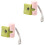 2Ensembles Organisateur Déchets ABS Rose Usage 4