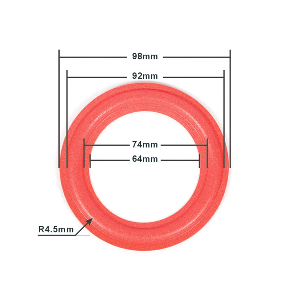 Good Elasticity Foam Surround Foam Surrounds Coils Foam Padding Replacement For Indoor Use Speakers Foam Border 9132278008684
