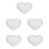 5Pièces Mini Chapeaux Décoratifs Blancs En Eva Pour DIY 5