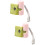 2Ensembles Organisateur Déchets ABS Rose Usage 7