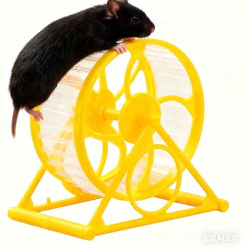 Hamster Exercise Wheel Silent Breathable with Stand