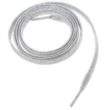 Topbathy metallic shoe laces silver 1 pair