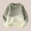 Girls Green Block Pullover Sweater 5 Years Soft Cotton 1