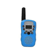 (Blue) 3 Pack Kids Walkie Talkies 3 Miles Long Range with Backlit LCD & Flashlights, Outdoor Adventure Toy Gifts