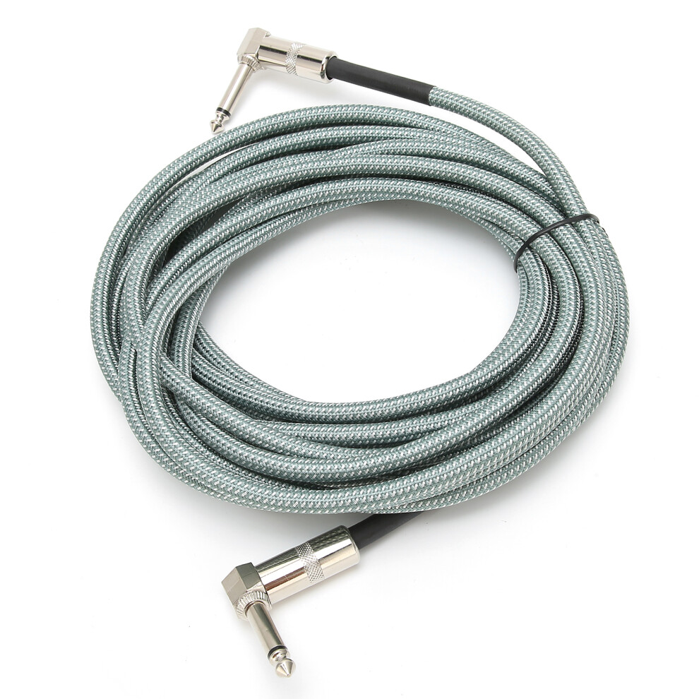6M 22Awg Guitar Audio Cable 6.35Mm Right Angle Connection 5061390947158