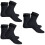 3Paires De Noires Confortables Anti-Usure 7